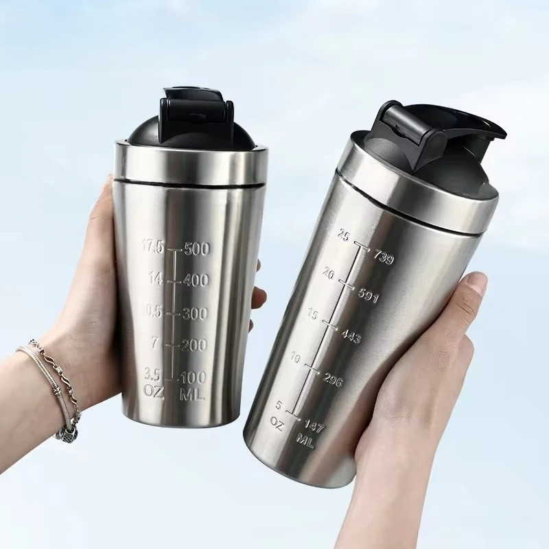 Protein Bar - 1 szt. Stalowy shaker do protein