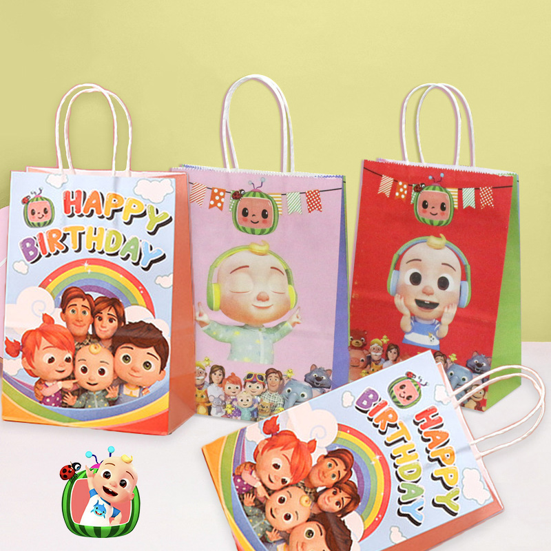 Cookies Pack - Zestaw torebek na prezenty Cocomelon, urocze