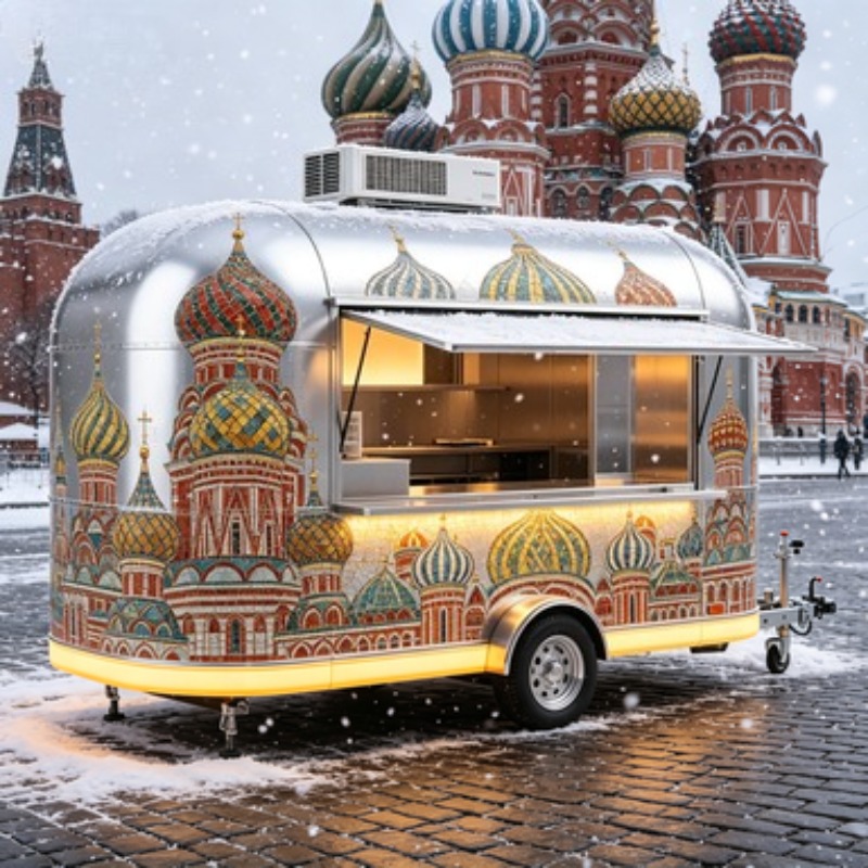 Mini wózek do sprzedaży lodów  – Food Snacks Delivery recenzja i cena