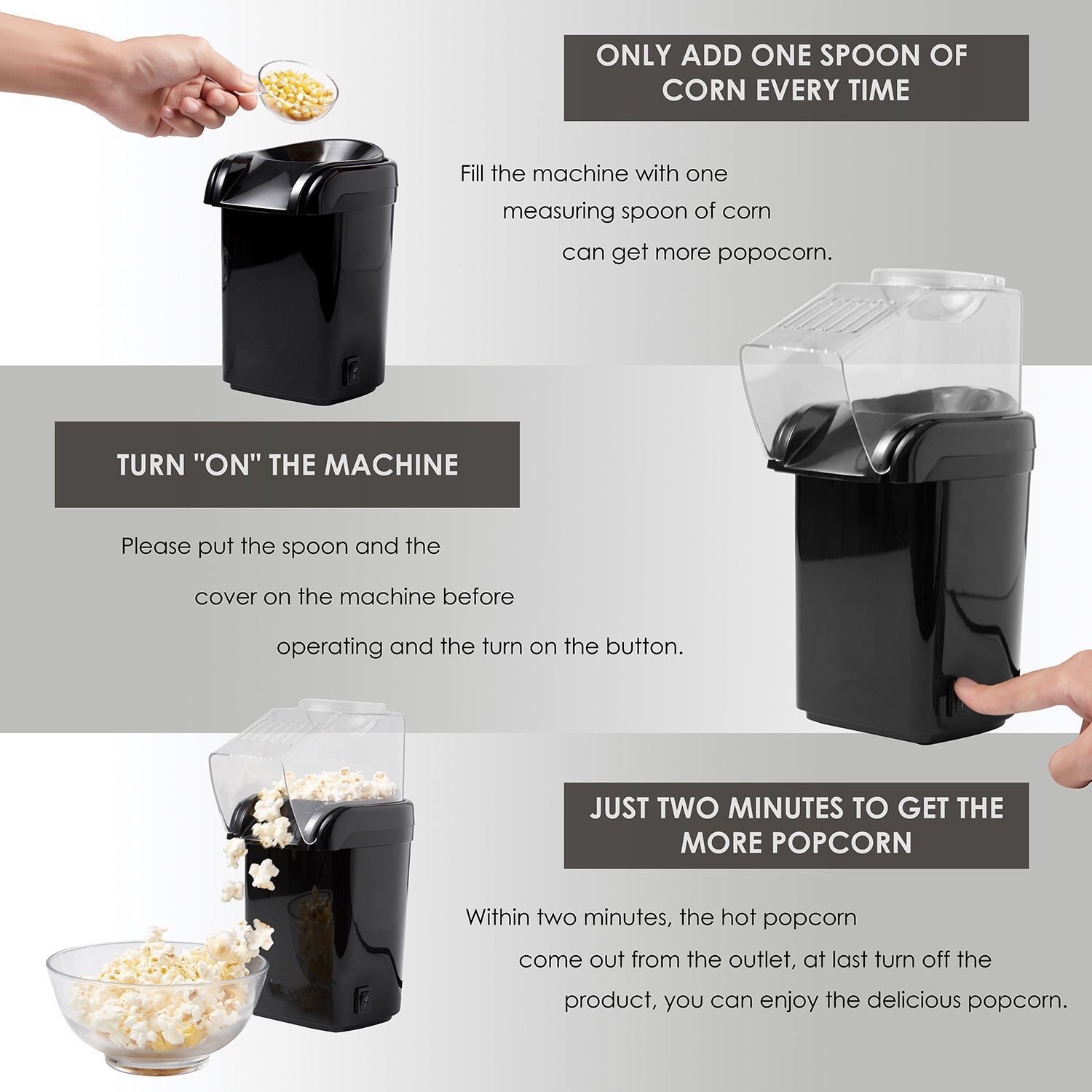Łatwa w obsłudze, mała maszyna – Popcorn recenzja i cena